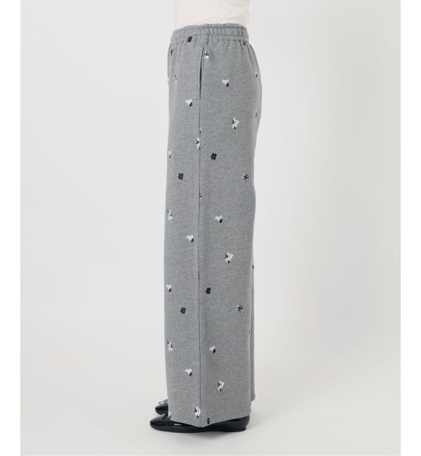 U by SPICK&SPAN「ルーズストレート刺繍スウェットパンツ」|その他|