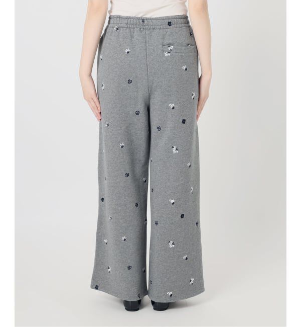 U by SPICK&SPAN「ルーズストレート刺繍スウェットパンツ」|その他|