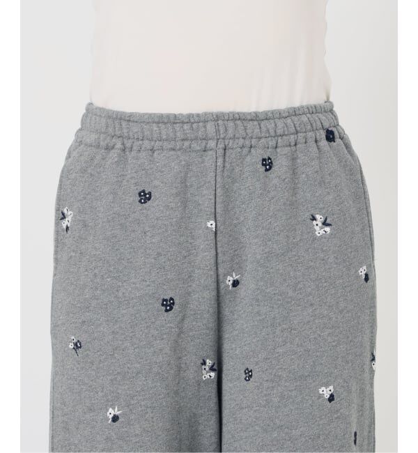 U by SPICK&SPAN「ルーズストレート刺繍スウェットパンツ」|その他|