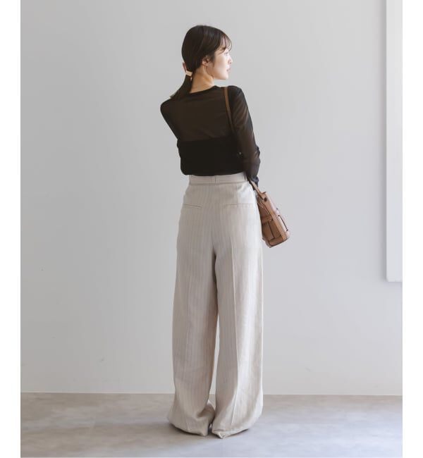 NOBLE「《追加》スキンチュールロングTシャツ」|Tシャツ・カットソー|