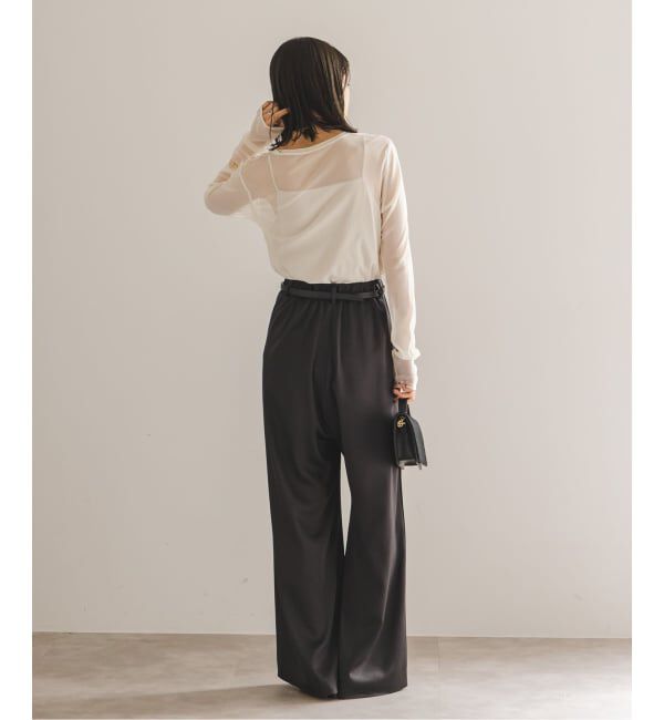 NOBLE「《追加》スキンチュールロングTシャツ」|Tシャツ・カットソー|