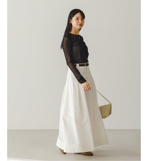 NOBLE「《追加》スキンチュールロングTシャツ」|Tシャツ・カットソー|