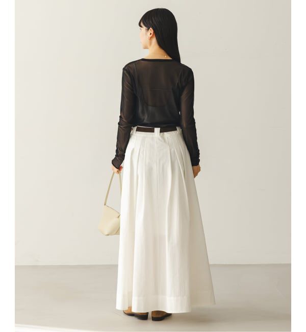 NOBLE「《追加》スキンチュールロングTシャツ」|Tシャツ・カットソー|