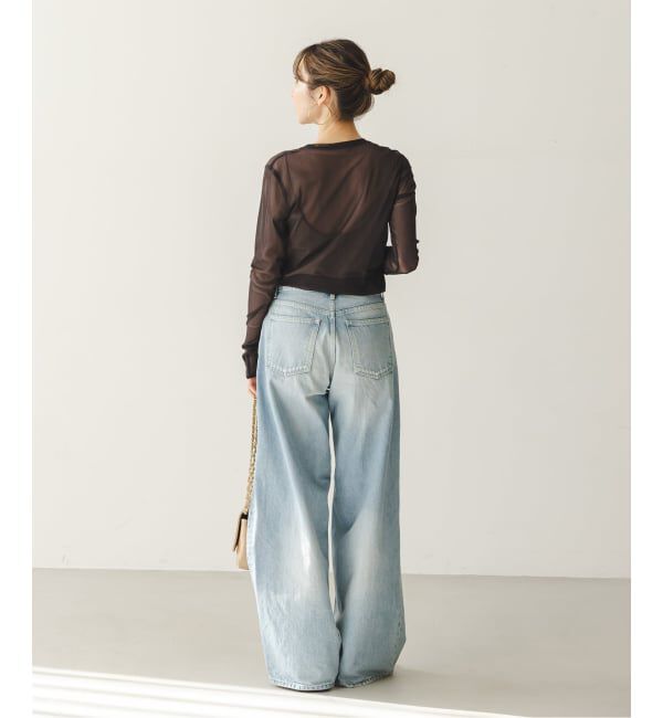 NOBLE「《追加》スキンチュールロングTシャツ」|Tシャツ・カットソー|