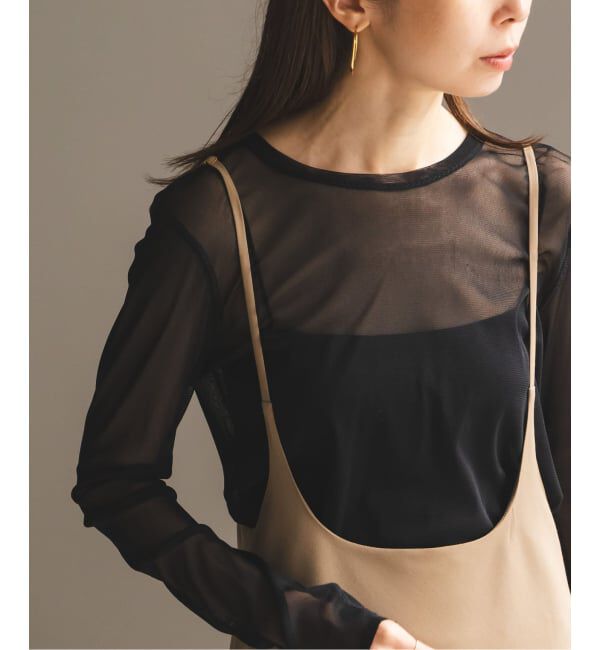 NOBLE「《追加》スキンチュールロングTシャツ」|Tシャツ・カットソー|