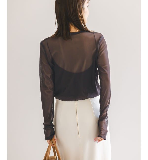 NOBLE「《追加》スキンチュールロングTシャツ」|Tシャツ・カットソー|