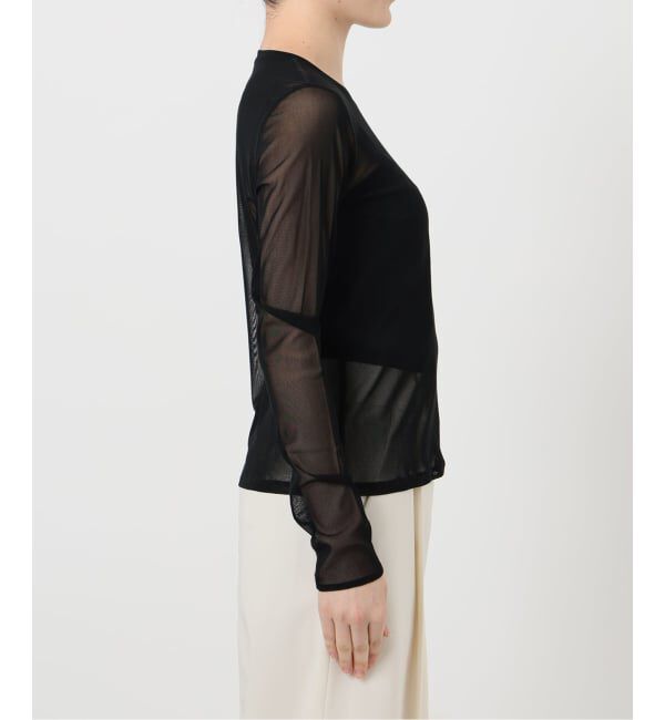 NOBLE「《追加》スキンチュールロングTシャツ」|Tシャツ・カットソー|