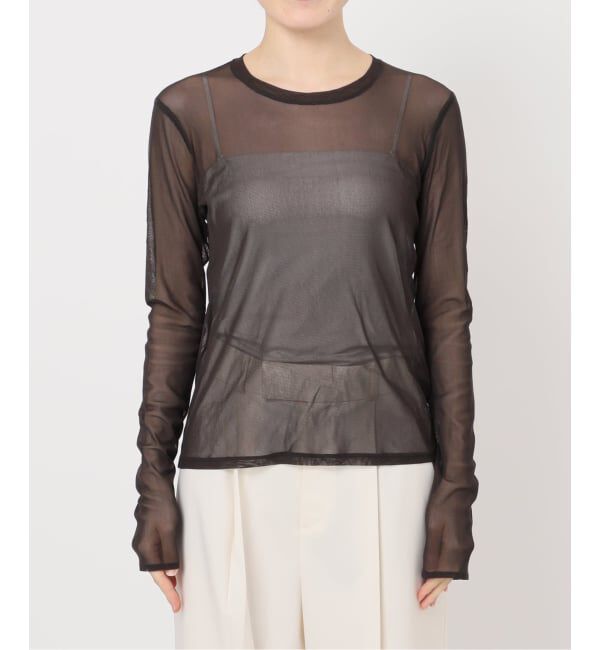 NOBLE「《追加》スキンチュールロングTシャツ」|Tシャツ・カットソー|