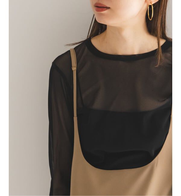 NOBLE「《追加》スキンチュールロングTシャツ」|Tシャツ・カットソー|