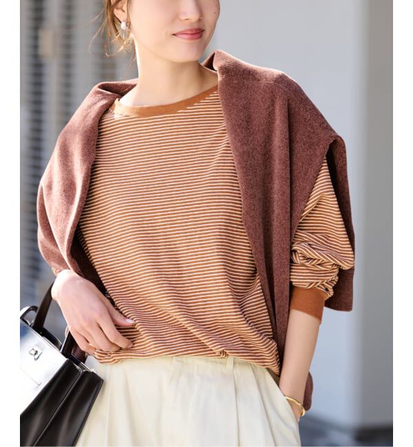 FRAMeWORK「マルチボーダーロンT」|Tシャツ・カットソー|