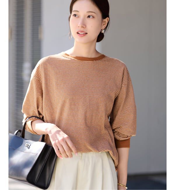 FRAMeWORK「マルチボーダーロンT」|Tシャツ・カットソー|