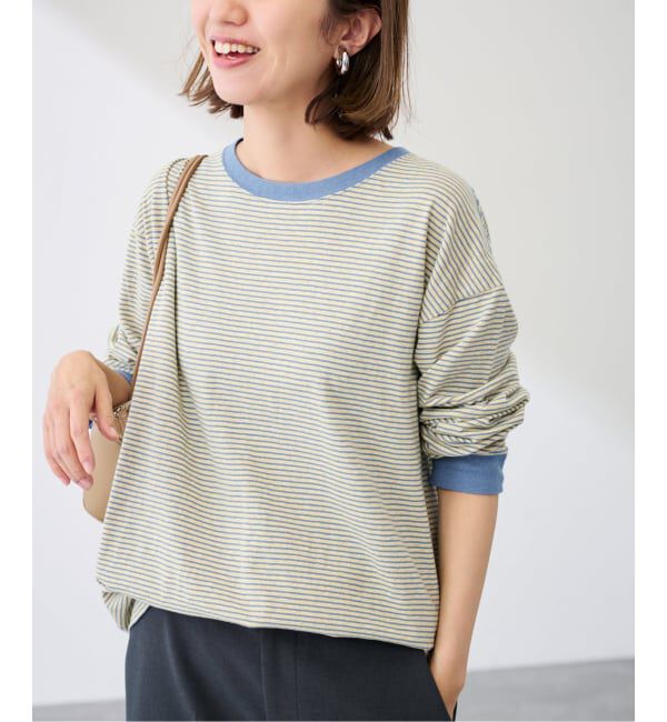 FRAMeWORK「マルチボーダーロンT」|Tシャツ・カットソー|