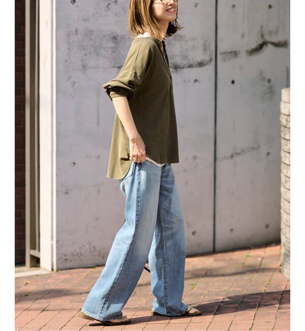 FRAMeWORK「DENIM DELIGHT DAYS/デニムデライトデイズ　セルビッチデニムワイドジーンズ」|デニム|