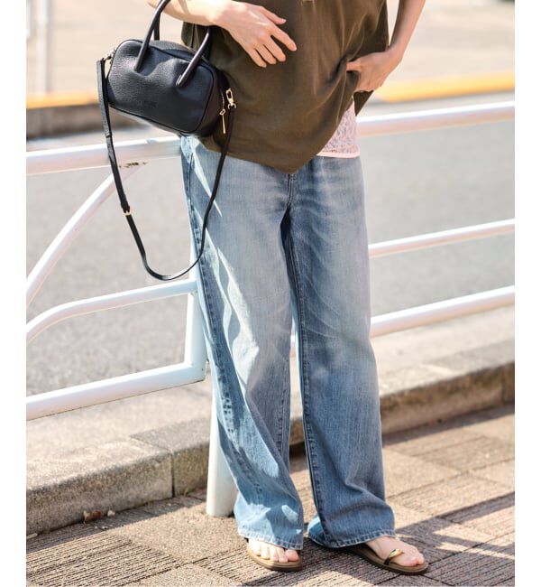 FRAMeWORK「DENIM DELIGHT DAYS/デニムデライトデイズ　セルビッチデニムワイドジーンズ」|デニム|