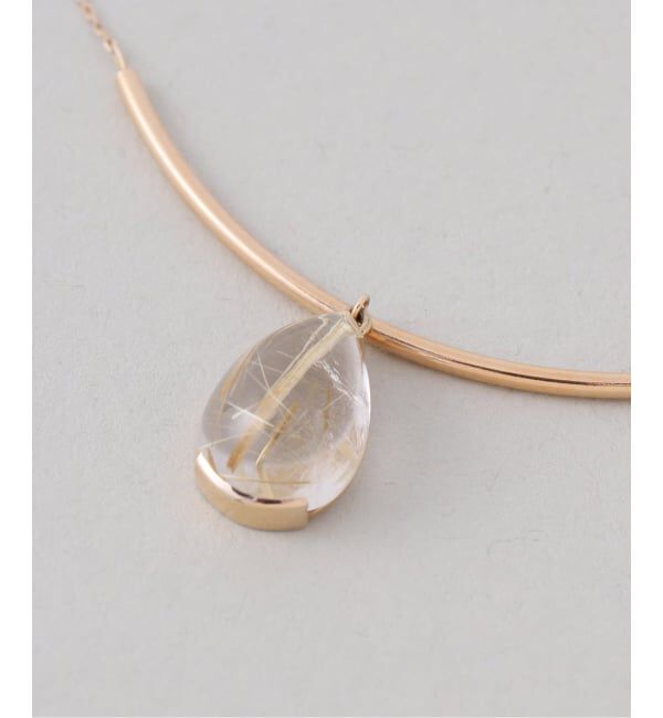 Lilas by Spick&Span「スイングルチルクォーツネックレス K10」|ネックレス|