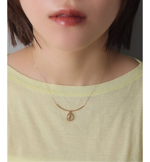 Lilas by Spick&Span「スイングルチルクォーツネックレス K10」|ネックレス|