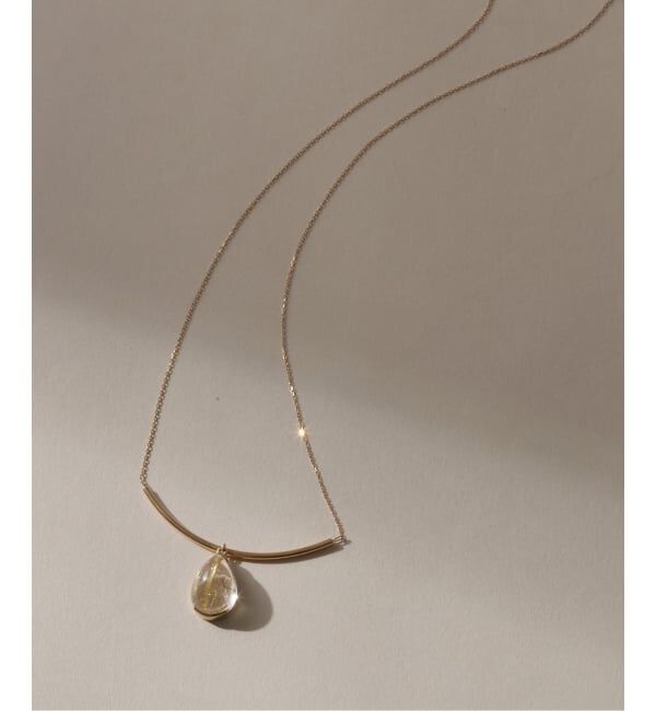 Lilas by Spick&Span「スイングルチルクォーツネックレス K10」|ネックレス|