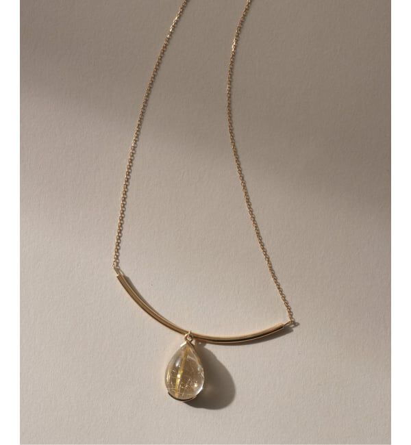 Lilas by Spick&Span「スイングルチルクォーツネックレス K10」|ネックレス|