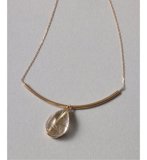 Lilas by Spick&Span「スイングルチルクォーツネックレス K10」|ネックレス|