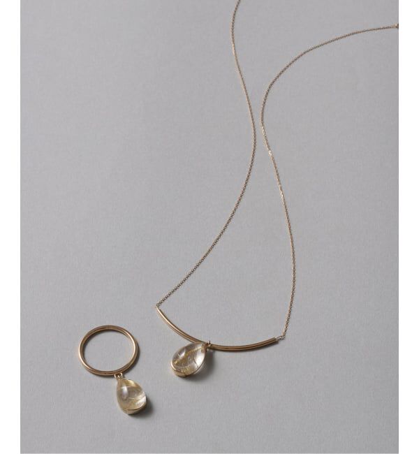 Lilas by Spick&Span「スイングルチルクォーツネックレス K10」|ネックレス|