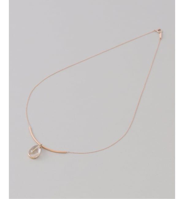 Lilas by Spick&Span「スイングルチルクォーツネックレス K10」|ネックレス|