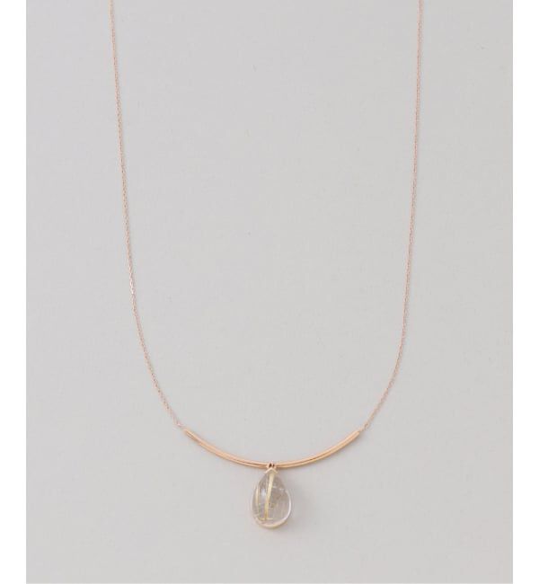 Lilas by Spick&Span「スイングルチルクォーツネックレス K10」|ネックレス|