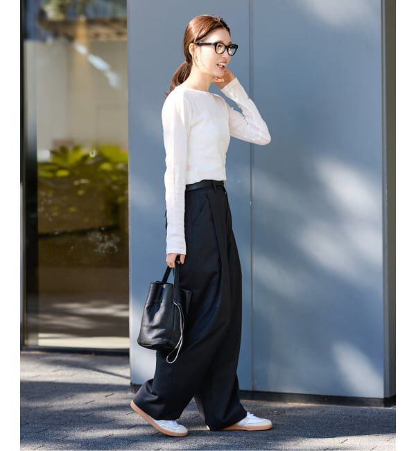 FRAMeWORK「コットンチュールシアープルオーバー」|Tシャツ・カットソー|