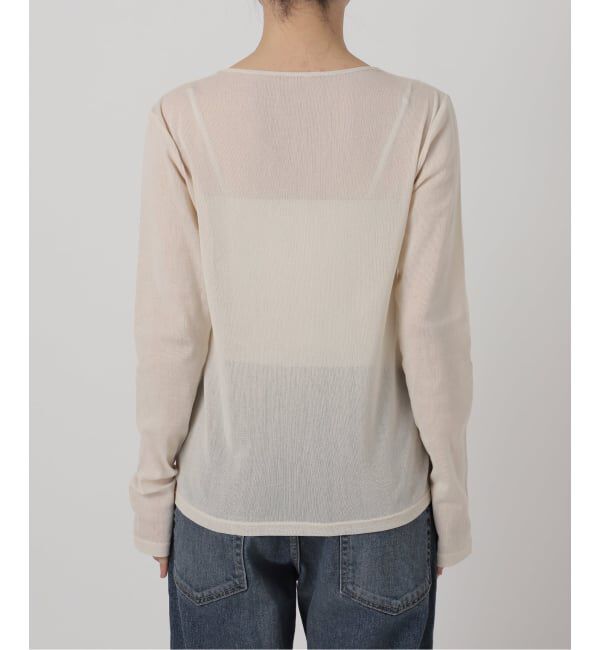 FRAMeWORK「コットンチュールシアープルオーバー」|Tシャツ・カットソー|