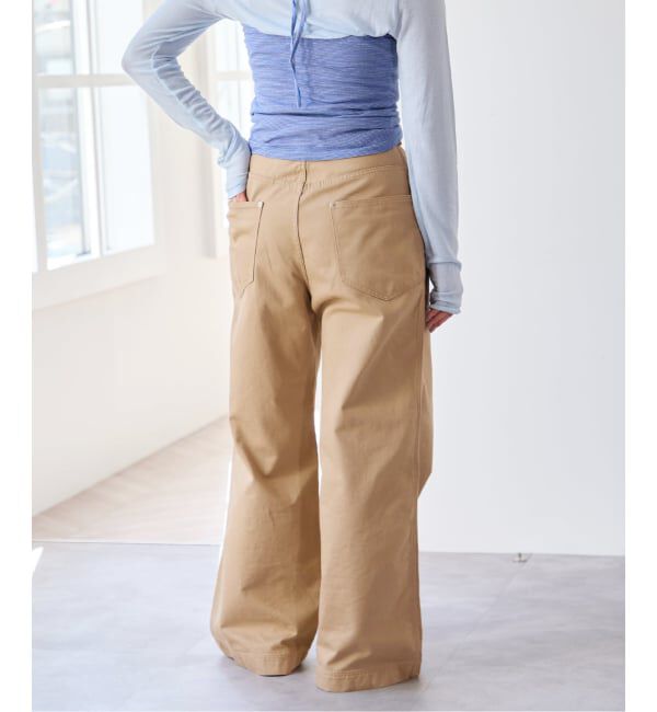 U by SPICK&SPAN「《予約》ヴィンテージライクチノパンツ」|チノ|