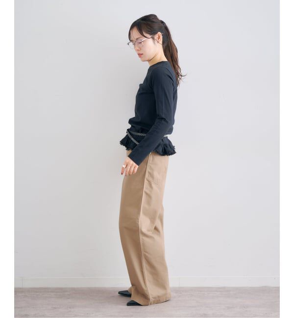 U by SPICK&SPAN「《予約》ヴィンテージライクチノパンツ」|チノ|