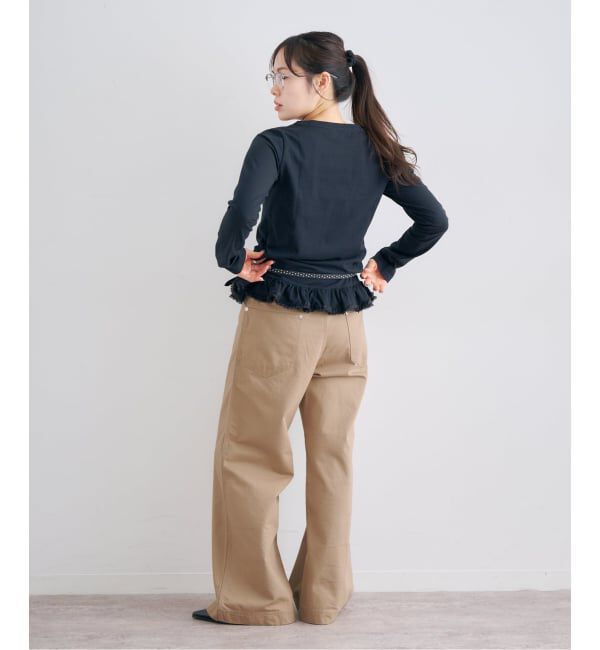 U by SPICK&SPAN「《予約》ヴィンテージライクチノパンツ」|チノ|