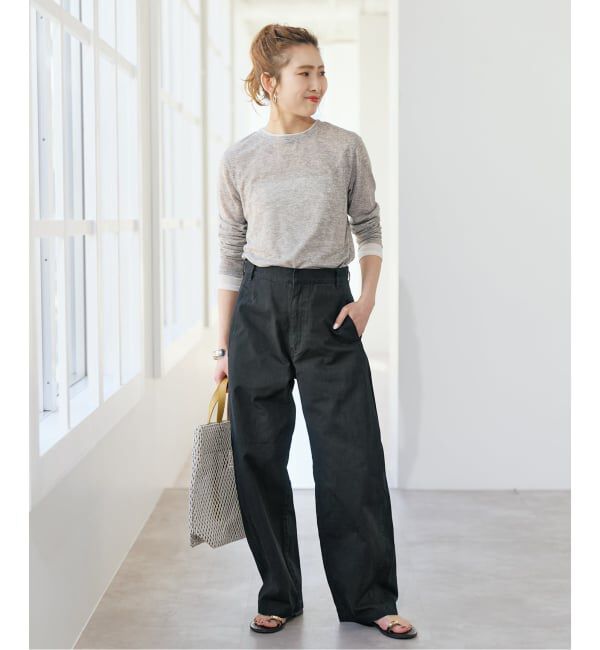 Spick and Span「《予約》コットンバレルレッグパンツ」|その他|