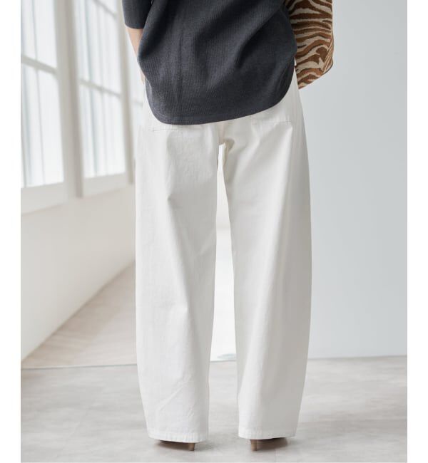 Spick and Span「《予約》コットンバレルレッグパンツ」|その他|