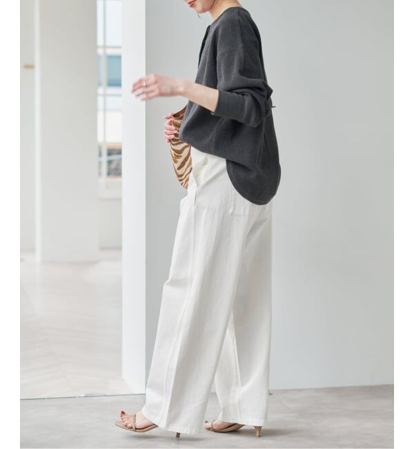 Spick and Span「《予約》コットンバレルレッグパンツ」|その他|