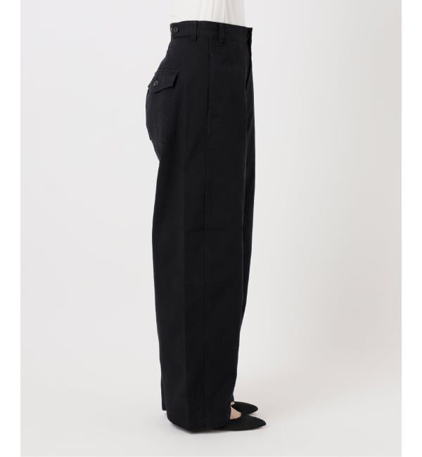 Spick and Span「《予約》コットンバレルレッグパンツ」|その他|