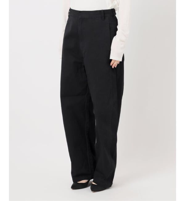 Spick and Span「《予約》コットンバレルレッグパンツ」|その他|