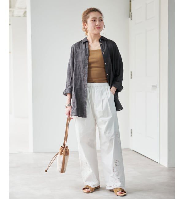 Spick and Span「《予約》カットワークエンブロイダリーパンツ」|その他|