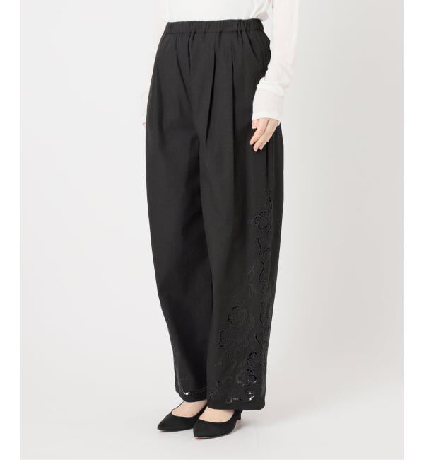 Spick and Span「《予約》カットワークエンブロイダリーパンツ」|その他|