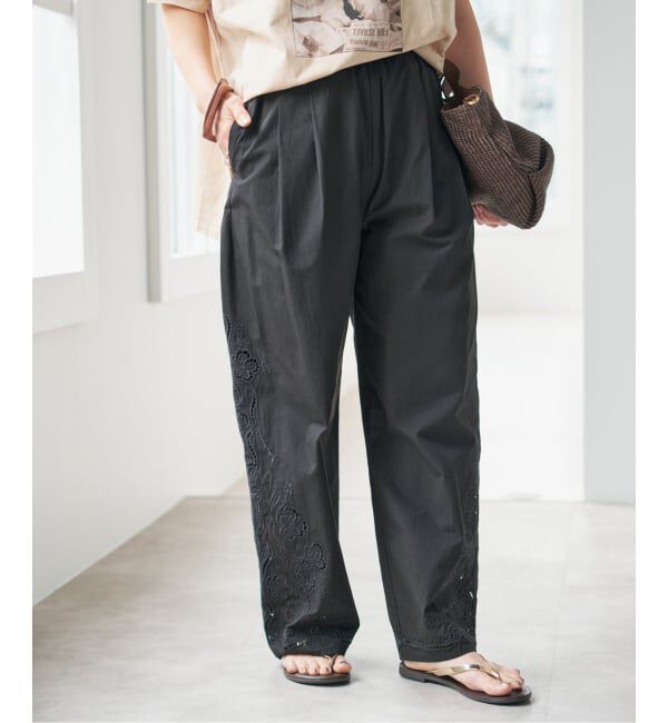Spick and Span「《予約》カットワークエンブロイダリーパンツ」|その他|