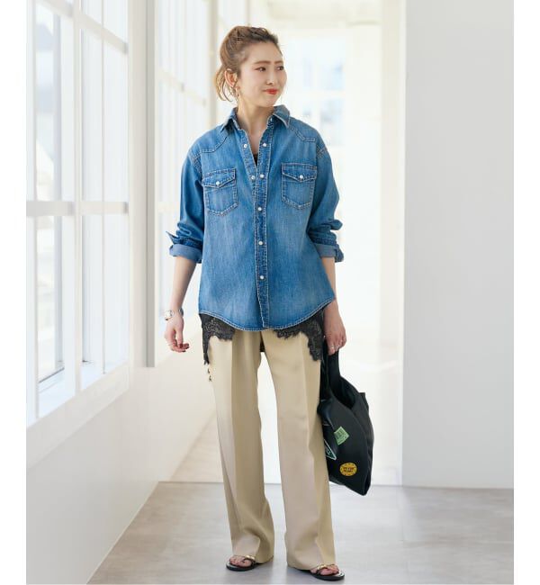 Spick and Span「ウォッシャブルセミフレアパンツ」|その他|