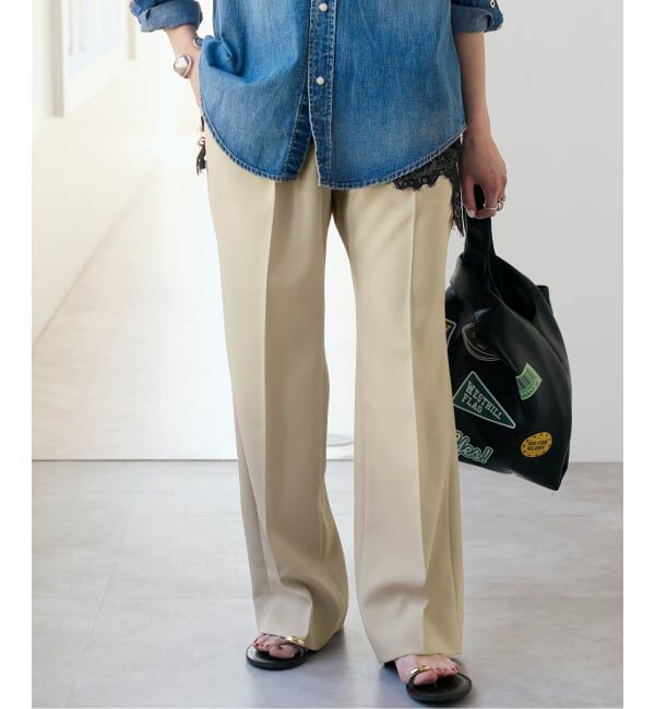 Spick and Span「ウォッシャブルセミフレアパンツ」|その他|