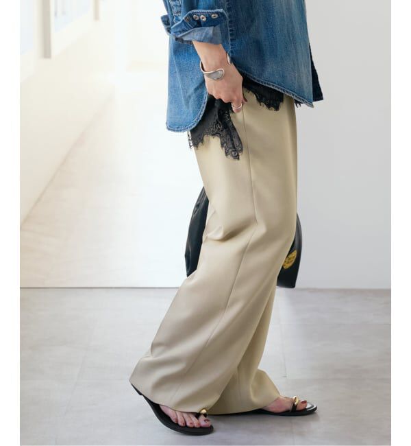 Spick and Span「ウォッシャブルセミフレアパンツ」|その他|