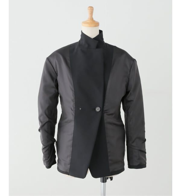 NOBLE「コンパクトコットンウエストシェイプジャケット」|テーラードジャケット|