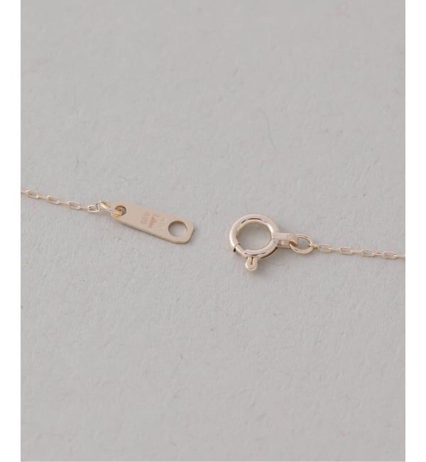 Lilas by Spick&Span「《予約》プチダイヤサークルラインネックレス K10」|ネックレス|