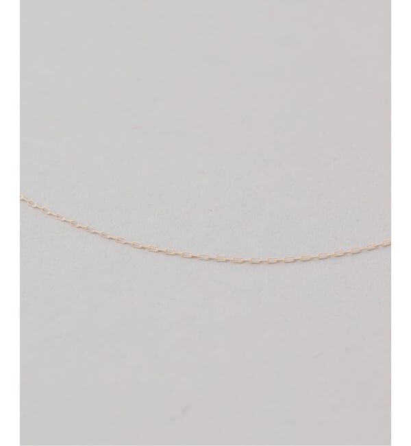 Lilas by Spick&Span「《予約》プチダイヤサークルラインネックレス K10」|ネックレス|