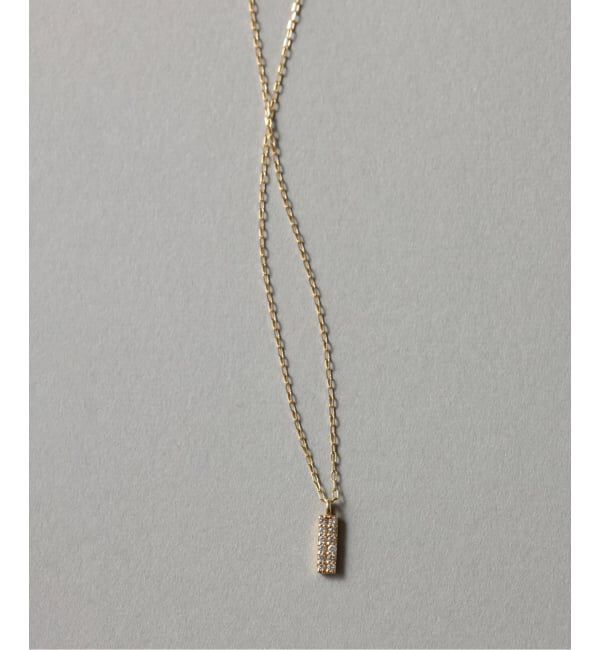 Lilas by Spick&Span「《予約》プチダイヤバーネックレス K10」|ネックレス|