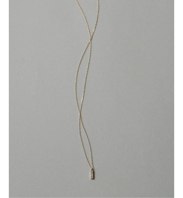 Lilas by Spick&Span「《予約》プチダイヤバーネックレス K10」|ネックレス|