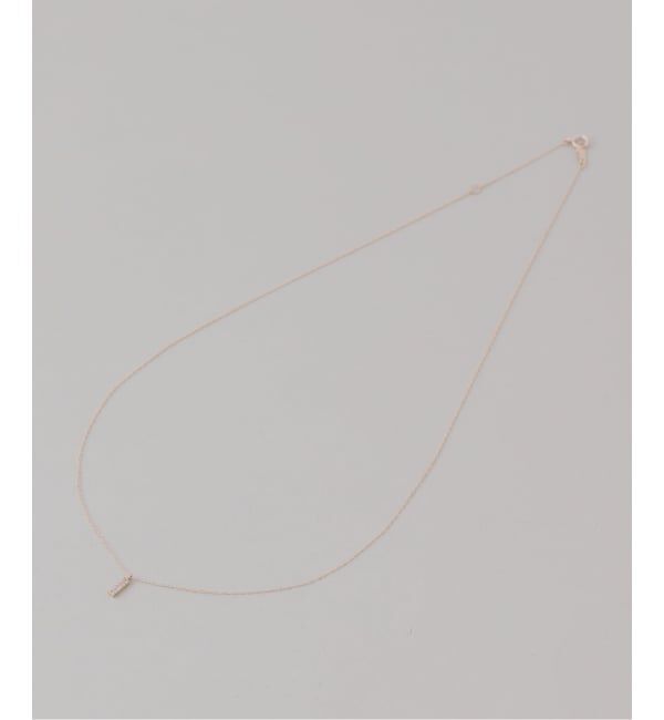 Lilas by Spick&Span「《予約》プチダイヤバーネックレス K10」|ネックレス|