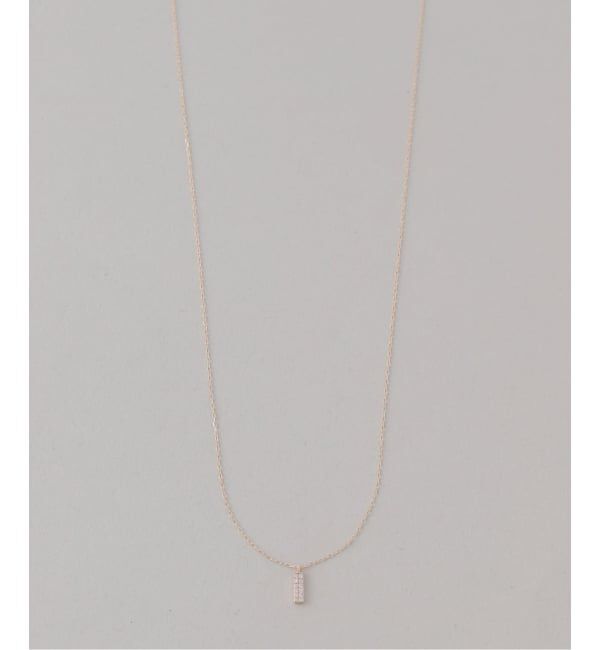 Lilas by Spick&Span「《予約》プチダイヤバーネックレス K10」|ネックレス|