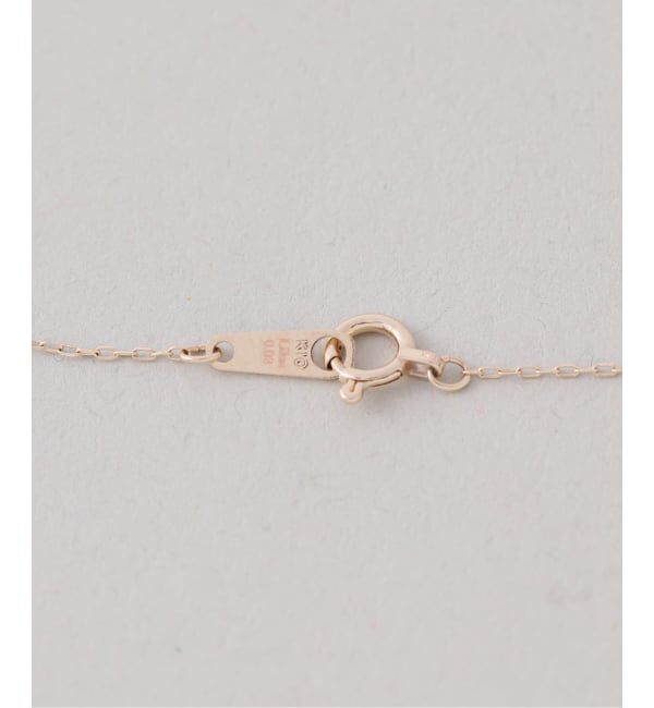 Lilas by Spick&Span「《予約》プチダイヤスクエアネックレス K10」|ネックレス|